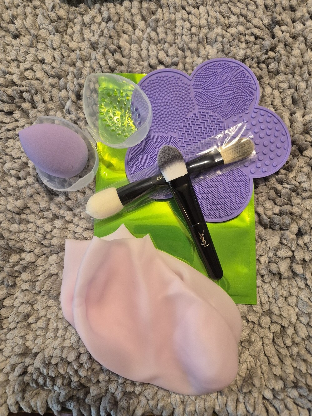 Mixed YSL/Lauder 7-Piece Makeup Tool & Accessories Set NWT